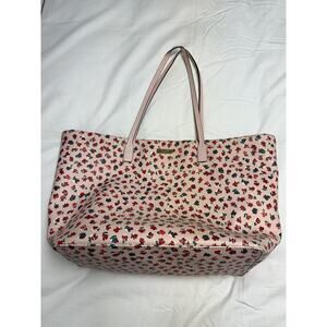 Kate Spade Margareta Multi Pink & White Large Tote